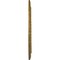 Ekena Millwork Claremont Ceiling Medallion (Fits Canopies up to 7"), Hnd-Painted Gold, 10 5/8"OD x 5 3/4"ID x 1/2"P CM10CLGLS - alternate 2